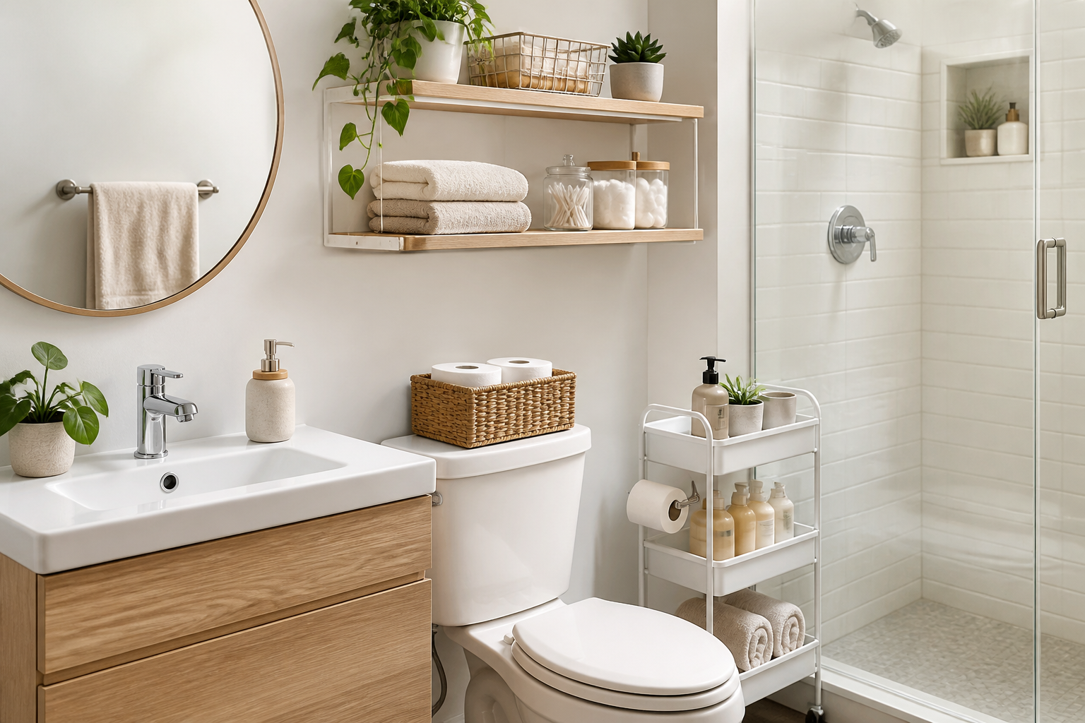 Best Bathroom Organization Ideas for Small Spaces