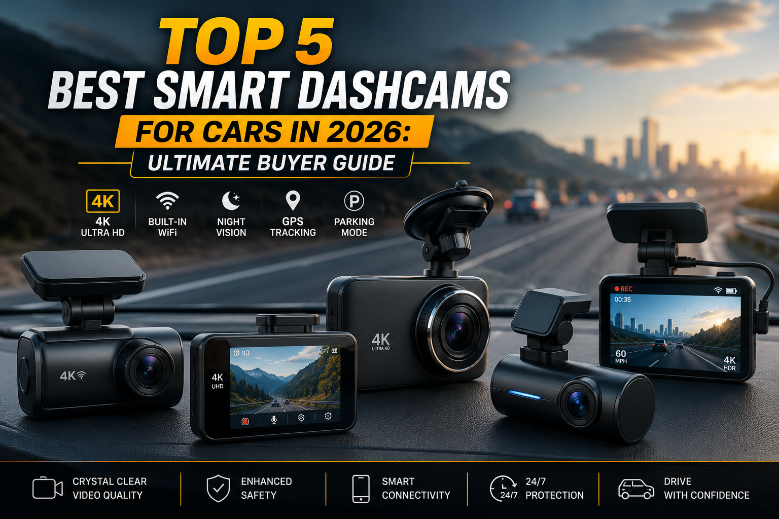 Top 5 Best Smart Dashcams for Cars in 2026: Ultimate Buyer Guide