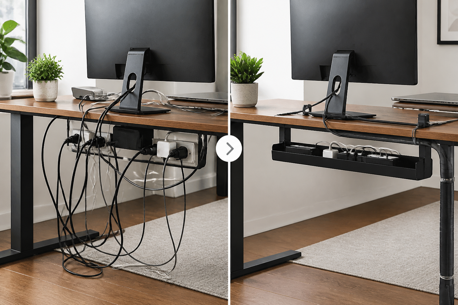 How to Reduce Cable Clutter Around Your Computer Desk