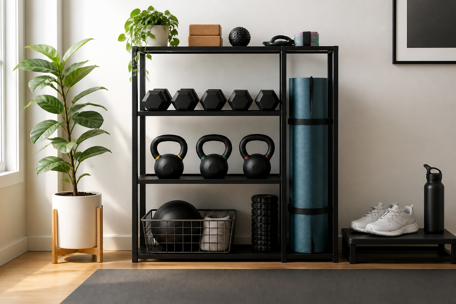 Simple Ways to Organize Your Fitness Equipment at Home