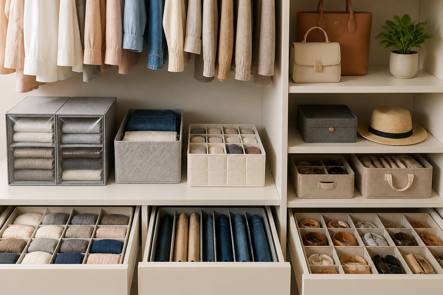Useful Wardrobe Organizers for Clothes and Accessories