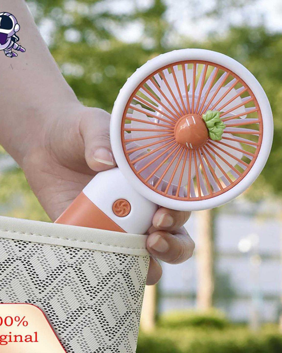 Portable USB Rechargeable Mini Handheld Fan image 4
