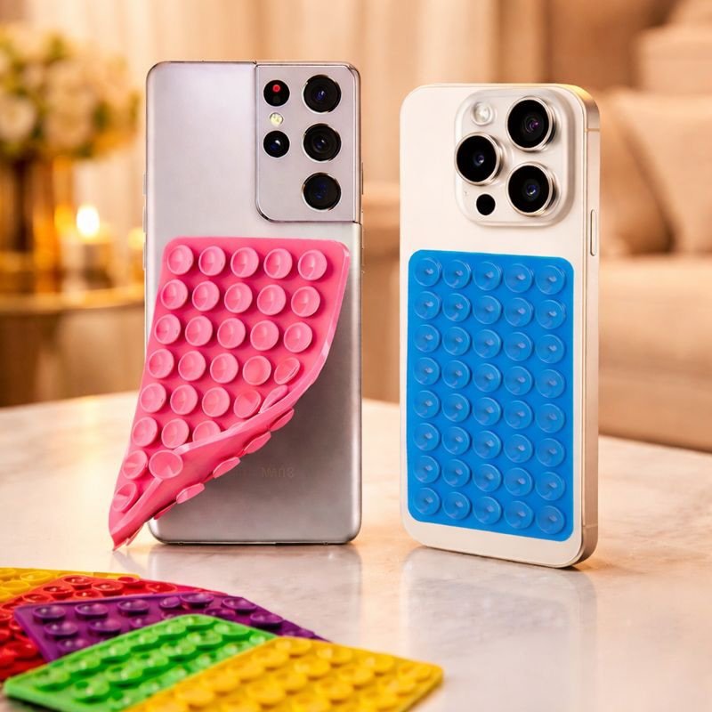 Silicone Suction Cup Phone Mount Pad